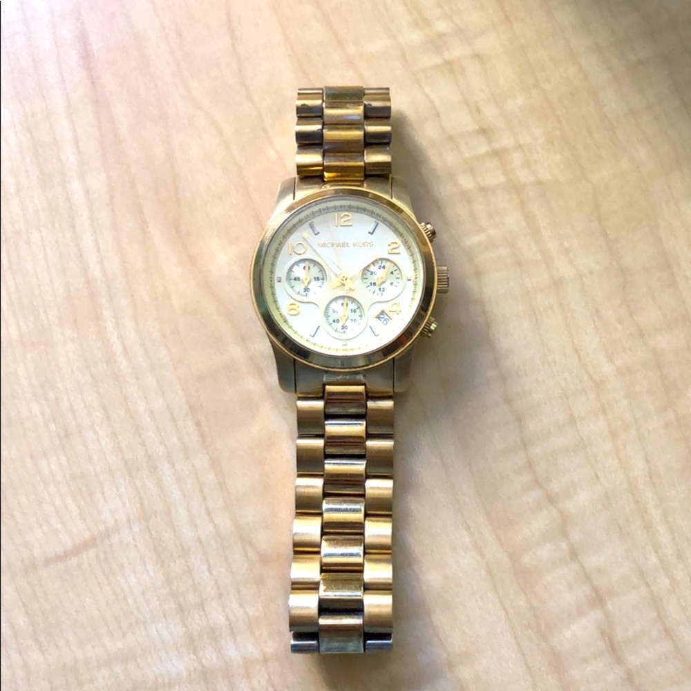 Gold Michael Kors Boyfriend Watch